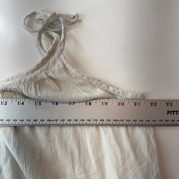 Old Navy All Day Maxi Swing Dress S Small Sleeveless Tasseled Colorblock Cottage - Picture 10 of 13